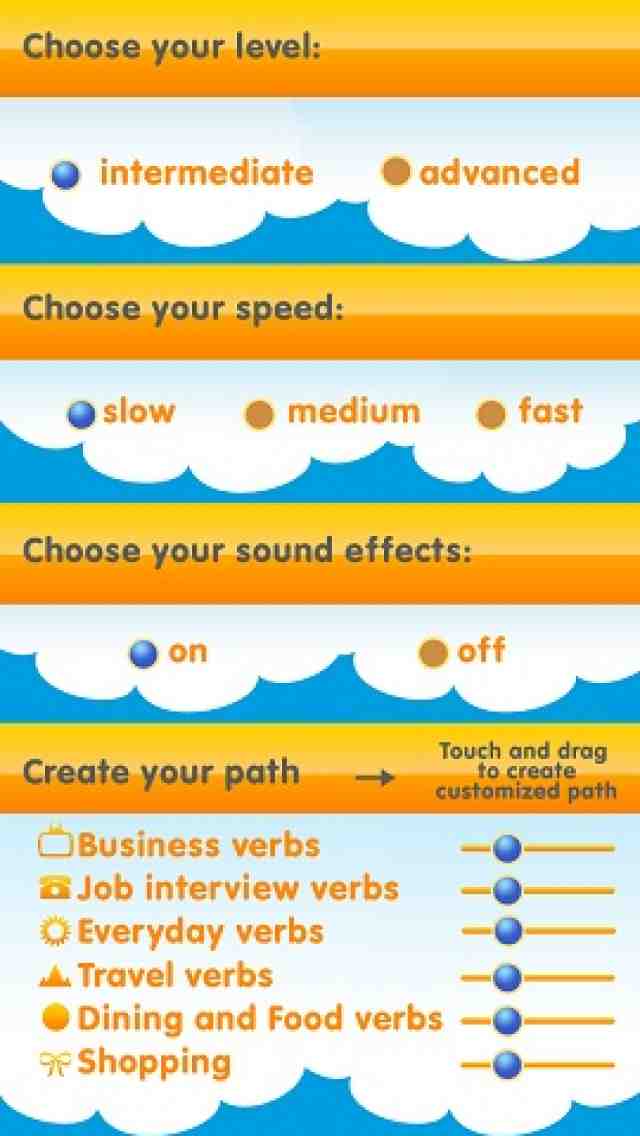 Verb Dive! English Phrasal Verbs App for iPhone New iPhone Education App
